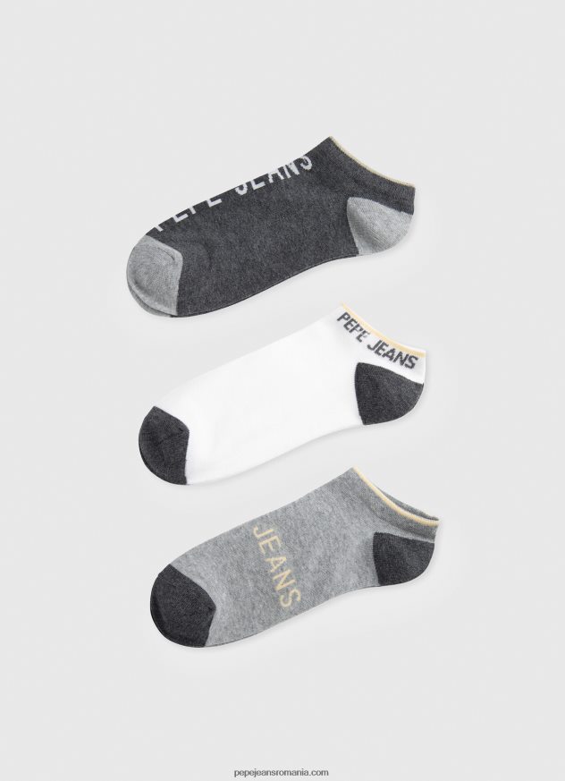 Pachet de 2 boxeri din bumbac elastic bărbați Pepe Jeans alb 6Z0R461146 - imagine 4