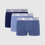 Pachet de 3 boxeri din bumbac elastic bărbați Pepe Jeans ozzy 6Z0R461162