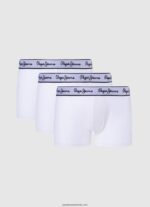 Pachet de 3 boxeri din bumbac elastic bărbați Pepe Jeans ozzy 6Z0R461162 - imagine 5