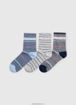 Pachet de 3 șosete cu dungi femei Pepe Jeans multi 6Z0R46564