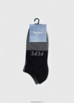 Pachet de 3 șosete la gleznă bărbați Pepe Jeans multi 6Z0R461153 - imagine 3