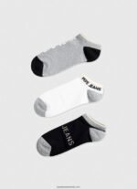 Pachet de 3 șosete la gleznă bărbați Pepe Jeans negru 6Z0R461147