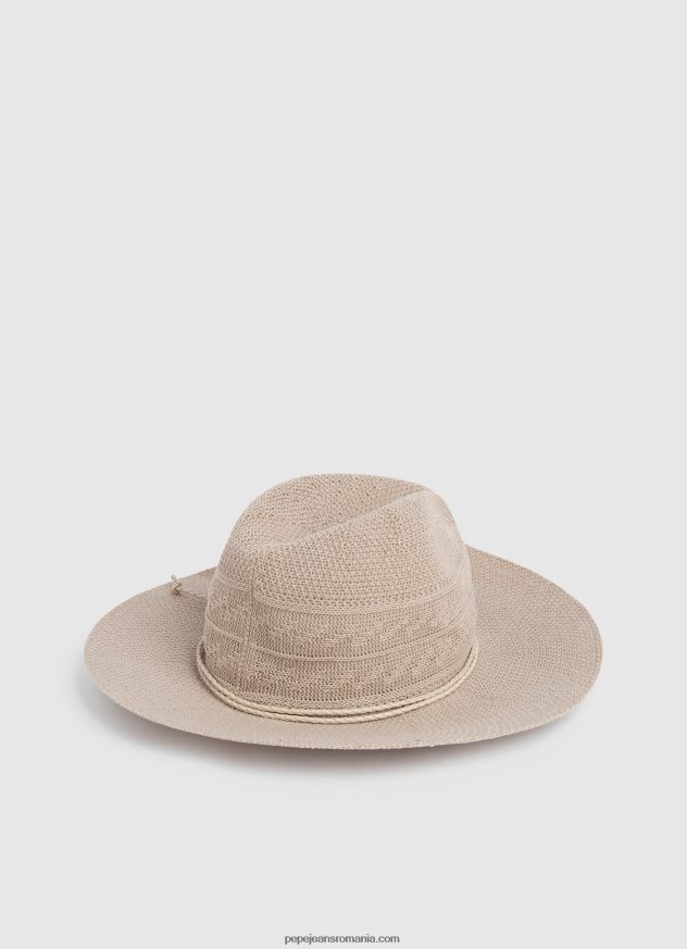 pălărie respirabilă cu boruri largi femei Pepe Jeans natural 6Z0R46775 - imagine 2
