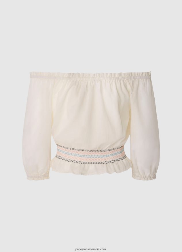 panou frontal top sella cu volane fată Pepe Jeans mousse 6Z0R461434 - imagine 2