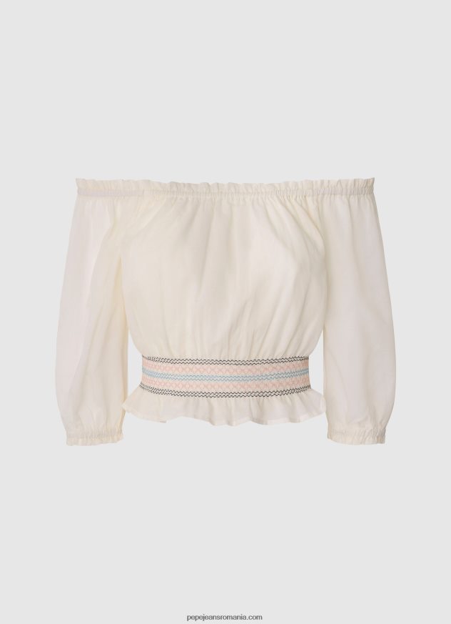 panou frontal top sella cu volane fată Pepe Jeans mousse 6Z0R461434 - imagine 1