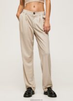 pantaloni chino curgatori femei Pepe Jeans piele de bivol 6Z0R46295 - imagine 2