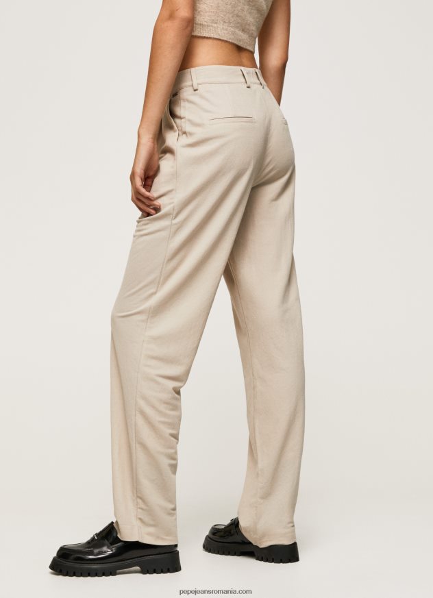 pantaloni chino curgatori femei Pepe Jeans piele de bivol 6Z0R46295 - imagine 4