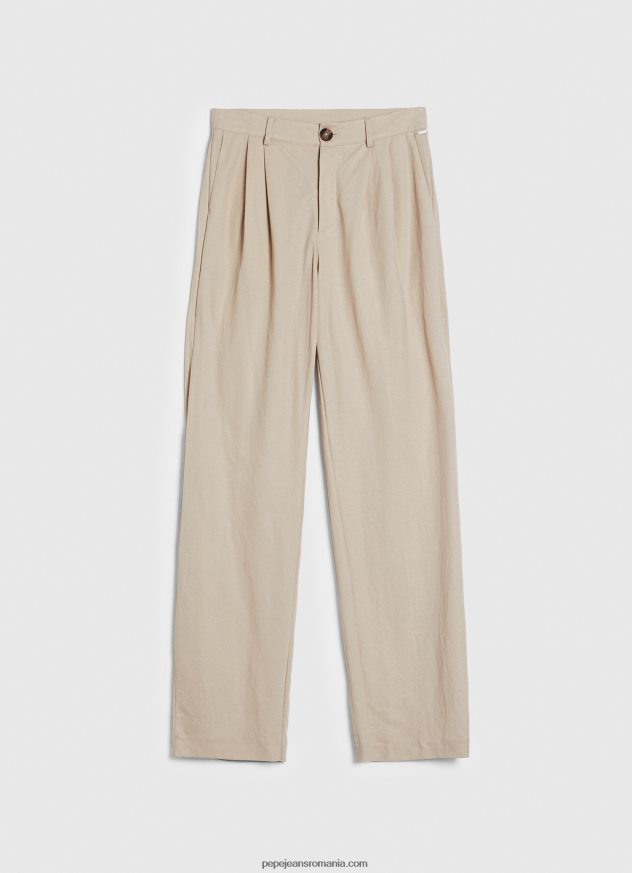 pantaloni chino curgatori femei Pepe Jeans piele de bivol 6Z0R46295 - imagine 5