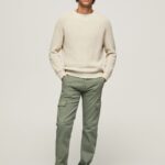 pantaloni chino sean regular fit bărbați Pepe Jeans turnare 6Z0R461126