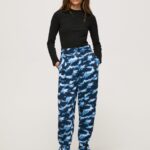 pantaloni cu imprimeu de camuflaj femei Pepe Jeans multi 6Z0R46305