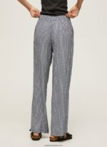 pantaloni cu logo imprimat peste tot femei Pepe Jeans multi 6Z0R46307 - imagine 4