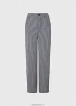 pantaloni cu logo imprimat peste tot femei Pepe Jeans multi 6Z0R46307 - imagine 5