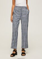 pantaloni drepti în carouri vichy femei Pepe Jeans multi 6Z0R46290 - imagine 2
