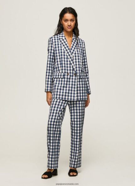 pantaloni drepti în carouri vichy femei Pepe Jeans multi 6Z0R46290