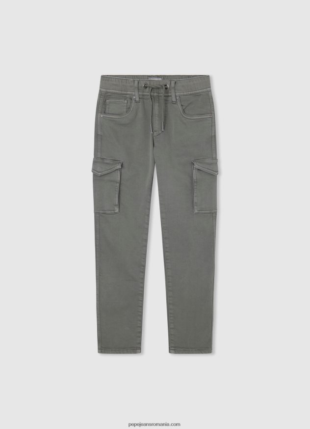 pantaloni jogger cu imprimeu cu logo băiat Pepe Jeans turnare 6Z0R461678 - imagine 4