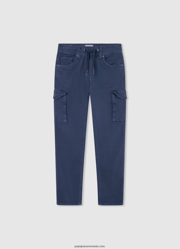 pantaloni jogger cu imprimeu cu logo băiat Pepe Jeans turnare 6Z0R461678 - imagine 5