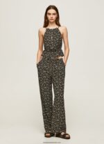 pantaloni largi cu imprimeu floral femei Pepe Jeans multi 6Z0R46292