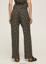 pantaloni largi cu imprimeu floral femei Pepe Jeans multi 6Z0R46292 - imagine 4