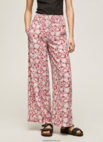 pantaloni largi cu imprimeu floral femei Pepe Jeans multi 6Z0R46304 - imagine 2