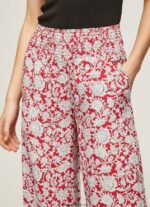 pantaloni largi cu imprimeu floral femei Pepe Jeans multi 6Z0R46304 - imagine 3
