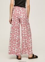 pantaloni largi cu imprimeu floral femei Pepe Jeans multi 6Z0R46304 - imagine 4