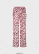 pantaloni largi cu imprimeu floral femei Pepe Jeans multi 6Z0R46304 - imagine 5
