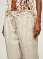 pantaloni palazzo din in femei Pepe Jeans piatră 6Z0R46301 - imagine 3