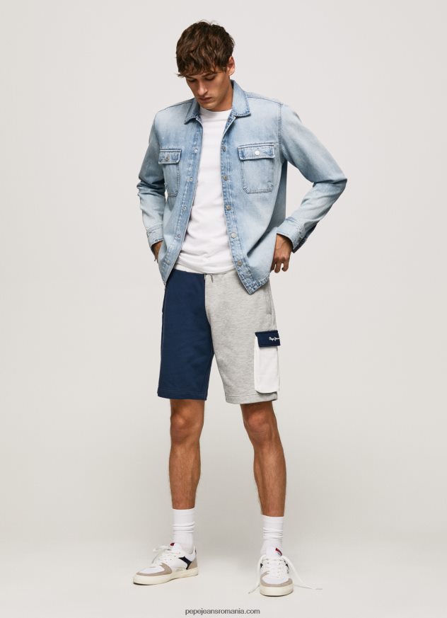 pantaloni scurți abel color block bărbați Pepe Jeans jarman 6Z0R461117 - imagine 1