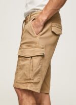 pantaloni scurți cargo jared bărbați Pepe Jeans cămilă 6Z0R461114 - imagine 3