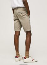 pantaloni scurti chino charly slim fit bărbați Pepe Jeans malţ 6Z0R461131 - imagine 4