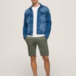pantaloni scurti chino charly slim fit bărbați Pepe Jeans turnare 6Z0R461130