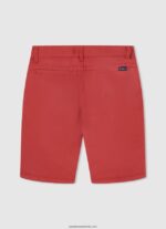 pantaloni scurți chino cu ajustare normală băiat Pepe Jeans studio roșu 6Z0R461693 - imagine 2