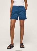 pantaloni scurți chino cu ajustare normală femei Pepe Jeans ocean 6Z0R46523 - imagine 2