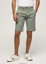 pantaloni scurți chino din bumbac bărbați Pepe Jeans turnare 6Z0R461135 - imagine 2