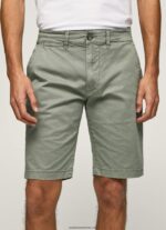 pantaloni scurți chino din bumbac bărbați Pepe Jeans turnare 6Z0R461135 - imagine 3