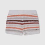 pantaloni scurți cu imprimeu în dungi coraline fată Pepe Jeans multi 6Z0R461506