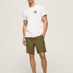 pantaloni scurți de baie fergus cargo bărbați Pepe Jeans harvard kaki 6Z0R461141