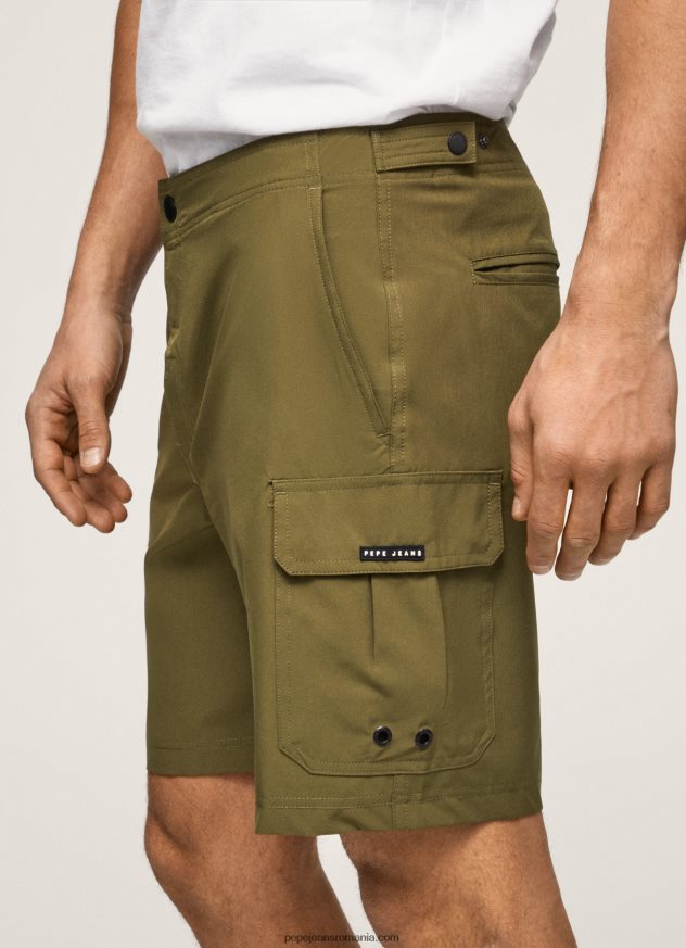 pantaloni scurți de baie fergus cargo bărbați Pepe Jeans harvard kaki 6Z0R461141 - imagine 3