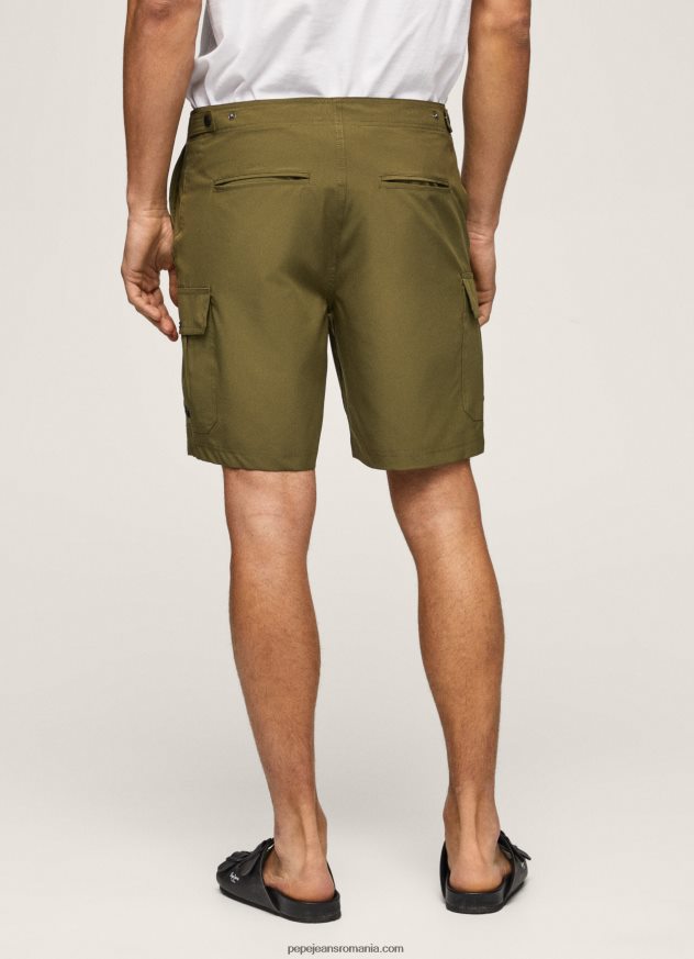 pantaloni scurți de baie fergus cargo bărbați Pepe Jeans harvard kaki 6Z0R461141 - imagine 4