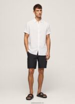 pantaloni scurți de baie fergus cargo bărbați Pepe Jeans negru 6Z0R461142 - imagine 5