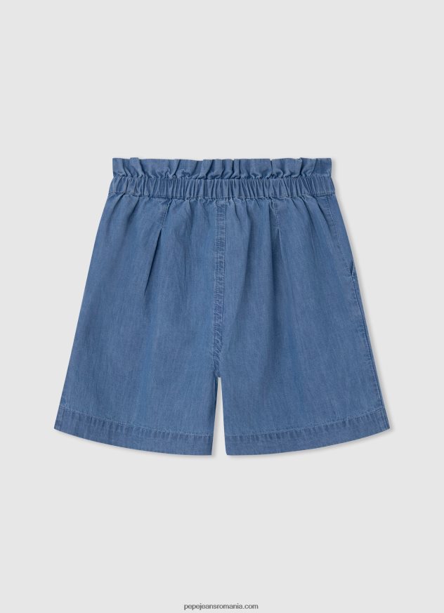 pantaloni scurți de pungă de hârtie jimena fată Pepe Jeans dafin 6Z0R461485 - imagine 2