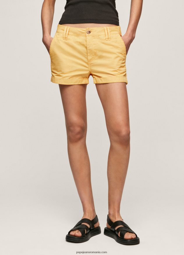 pantaloni scurți din bumbac cu ajustare normală femei Pepe Jeans strălucire 6Z0R46518 - imagine 2