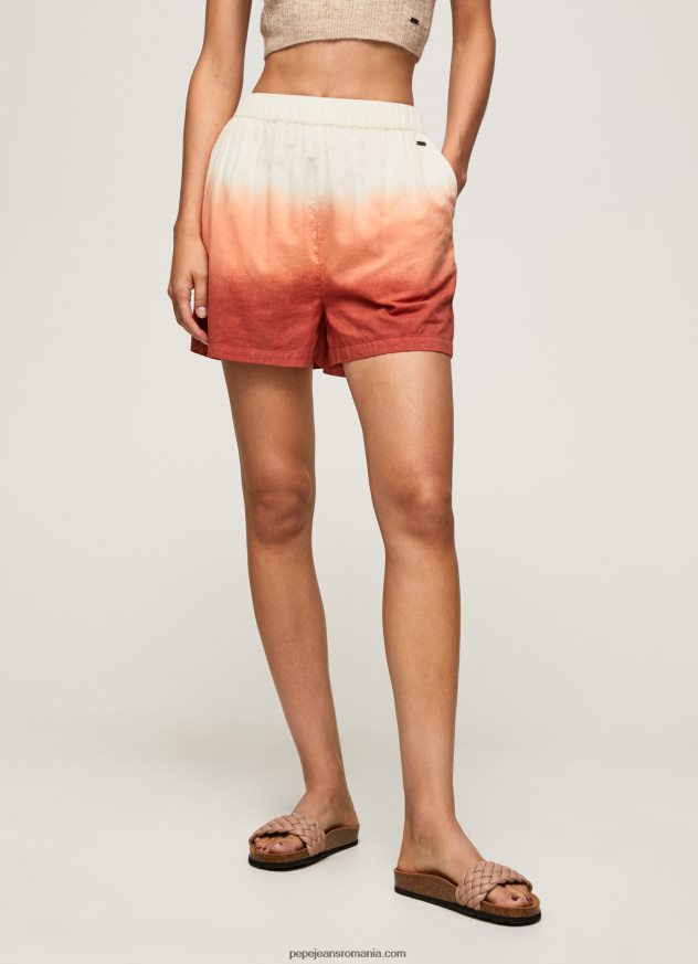 pantaloni scurți din bumbac cu efect decolorat femei Pepe Jeans multi 6Z0R46506 - imagine 2
