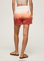 pantaloni scurți din bumbac cu efect decolorat femei Pepe Jeans multi 6Z0R46506 - imagine 4