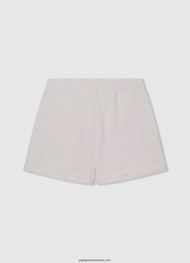 pantaloni scurți din bumbac cu talie elastică fată Pepe Jeans mousse 6Z0R461502 - imagine 2