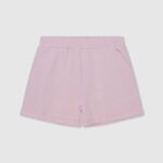 pantaloni scurți din bumbac cu talie elastică fată Pepe Jeans roz moale 6Z0R461500