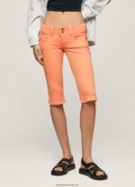 pantaloni scurți din denim cropped femei Pepe Jeans piersică 6Z0R46528 - imagine 2