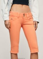 pantaloni scurți din denim cropped femei Pepe Jeans piersică 6Z0R46528 - imagine 3