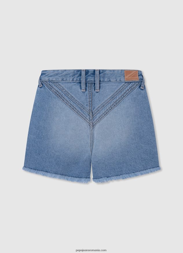 pantaloni scurți din denim cu ajustare normală fată Pepe Jeans denim 6Z0R461486 - imagine 2