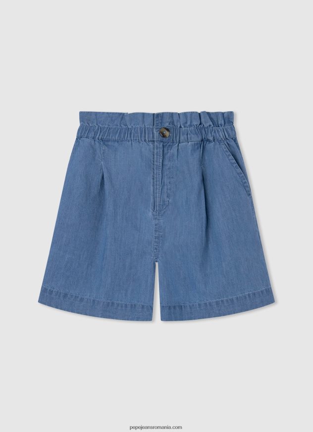 pantaloni scurți din denim cu ajustare normală fată Pepe Jeans denim 6Z0R461486 - imagine 4